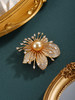 子佩集【花开永恒】珍珠惜王妃胸针【HJYXZ003】12.5mm珠镀金桃花金色珠2601 商品缩略图5