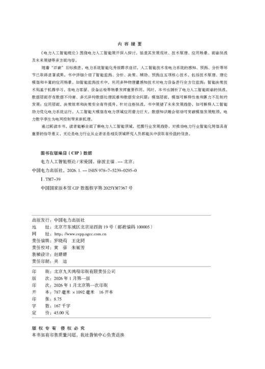 电力人工智能概论 商品图2