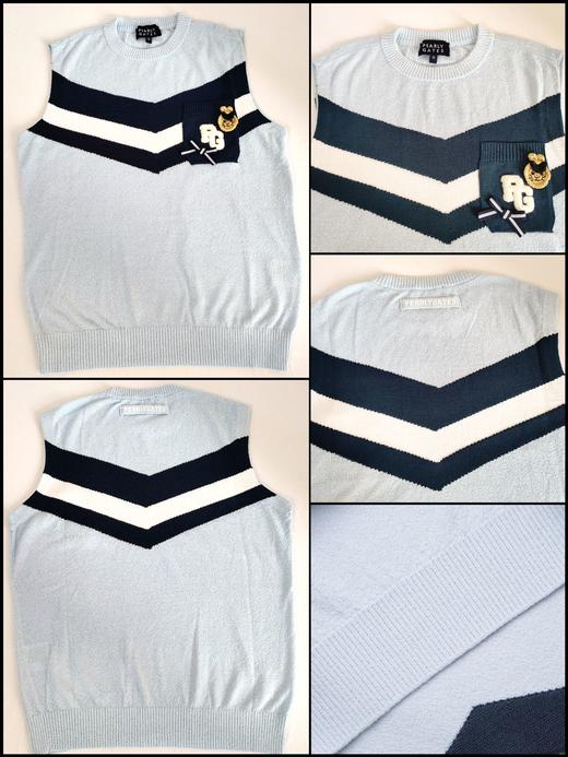 PG家春夏新款薄款女士针织背心来啦！🇰🇷贸易商翻单，球星同款❗高支大弹力，所以不挑身材，你可以穿出很q的感觉，也可以很森系，全看你裤装裙装怎么搭配！ 商品图1