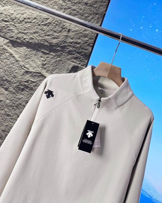 F011346冬季调温防臭防静电弹性修身长袖纯色立领卫衣 商品图2