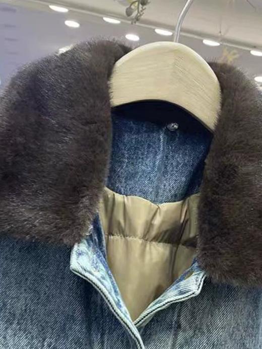 【门店同款】ENJOY冬季“暖冬知性”美式复古牛仔外套 169094719 商品图1