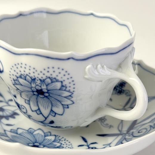 品牌直发 Meissen 蓝洋葱新剪裁咖啡杯碟  杯180mLx1+碟14cmx1 商品图2
