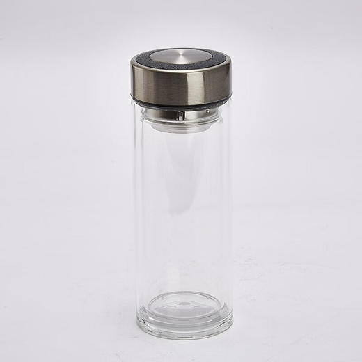 高硼硅玻璃防烫泡茶带漏网耐热双层玻璃杯 商品图0