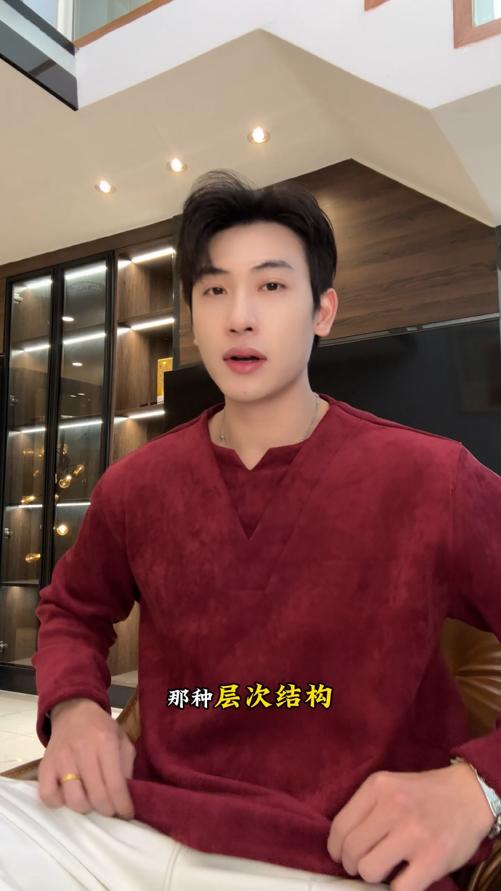 26T10SDSA秋冬新款痞帅男装简约植绒纯色拼接小V领卫衣百搭宽松上衣 商品图0