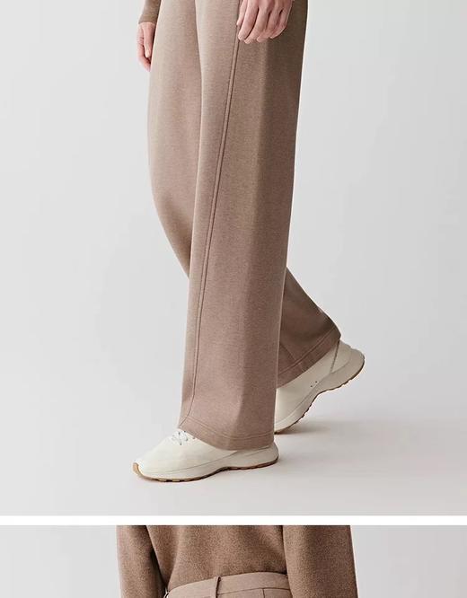 113-3 大爆款 纯圆正 小禾 侧缝前移 显瘦保暖 牦牛绒直筒长裤 商品图9