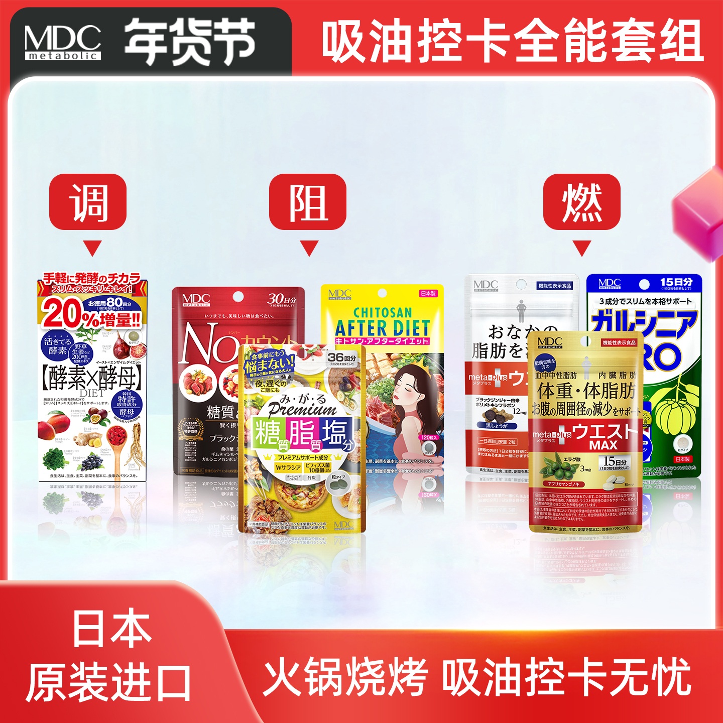 吸油控卡全能套组