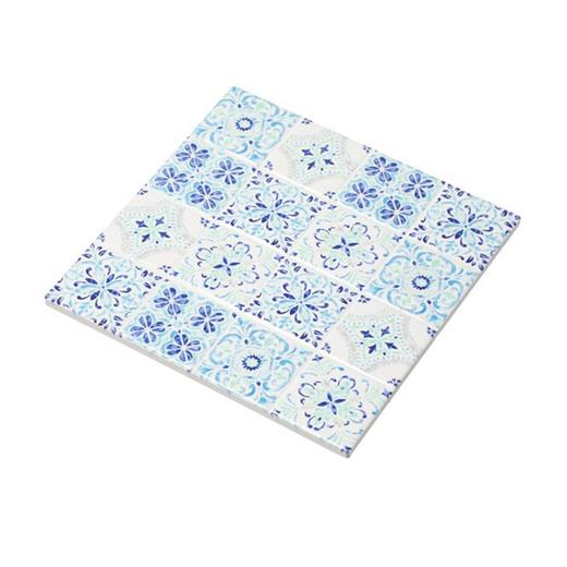 家用餐桌防烫餐垫加厚垫子简约隔热垫 花砖纹 商品图0