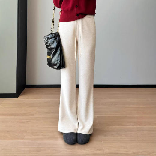 大王微喇神裤！2026显瘦气质显腿长休闲长裤松紧腰微喇裤女新款！ 商品图1