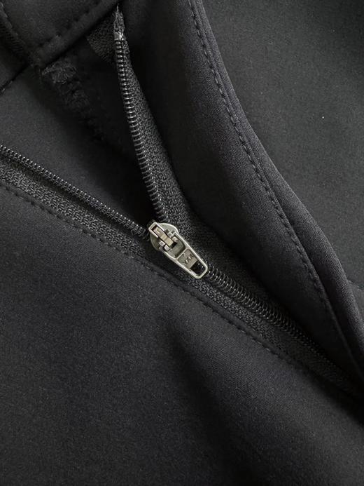 F011348男士秋冬商务防风保暖耐磨抗静电长裤软壳裤 商品图14