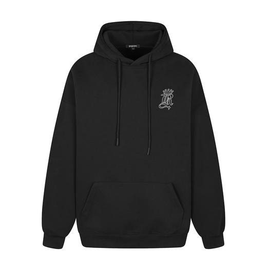 gxgjeans 男装绣花宽松男士连帽卫衣2025秋款舒适休闲百搭套头打底衫男上衣K&C 商品图3