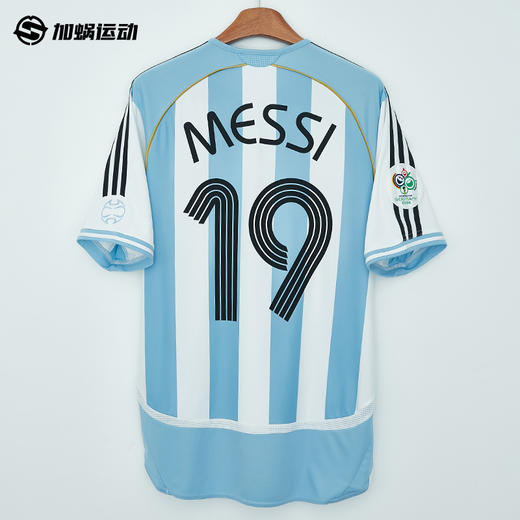 SFS阿迪达斯2006阿根廷复刻主场梅西印号球衣短袖足球服男 KF0322 商品图1