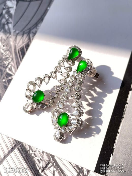 5270512，蛋面耳坠。具体价格微信咨询 商品图3