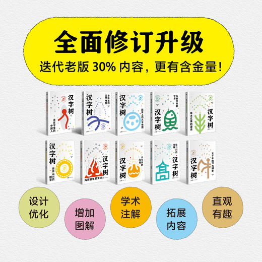 《汉字树》全10册  7-15岁   5大主题包罗万象  讲清 1500多个常用字的来龙去脉  打开认识汉字的新思路 商品图1