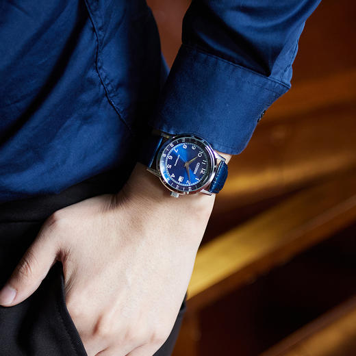 西铁城/CITIZEN机械机芯日历防水商务时尚男表NJ0210-13L 商品图4