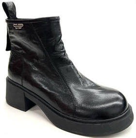 千百度百搭经典扣饰休闲中短靴切尔西靴女靴A25652504