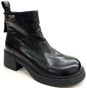 千百度百搭经典扣饰休闲中短靴切尔西靴女靴A25652504 商品图0