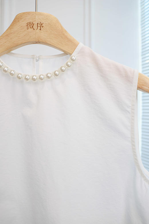留白|简雅珍珠领设计感上衣（一口价） 商品图7