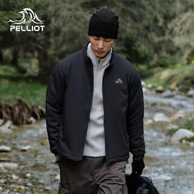 【P系列】伯希和户外Primaloft金标P棉服男冬季黑色冲锋衣内胆