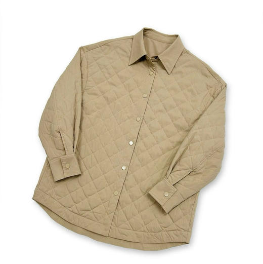 Totême】🆕廓形绗缝夹棉衬衫式外套 商品图0