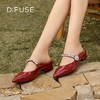 Dfuse迪芙斯2026春季新款尖头钻链半包头平跟穆勒拖鞋凉拖鞋舒适女鞋DFE1110025 商品缩略图0
