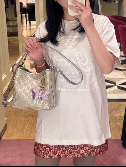 古驰 2026春夏新款 简约印花T恤(MM) 商品图4