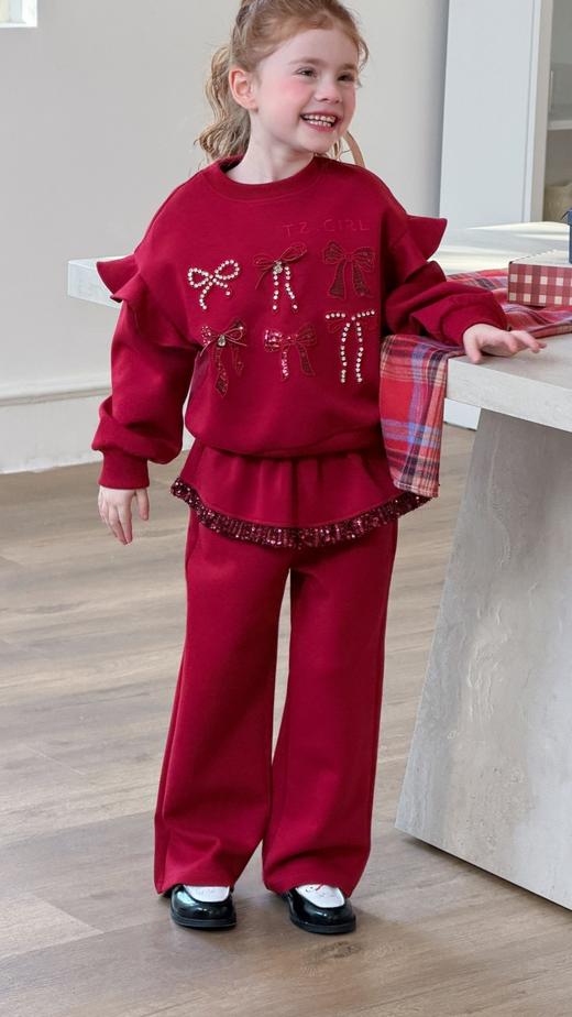 珍珠蝴蝶结套装 商品图2