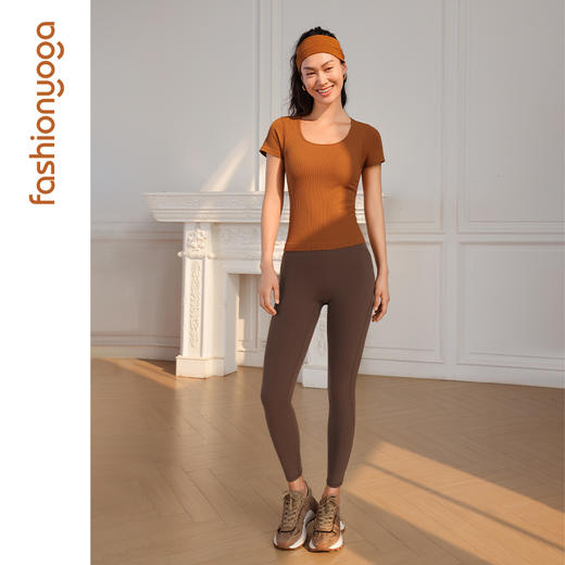 F14310贴合杯一体织短袖 商品图8