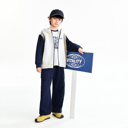 【实体店同款】男童针织外套春季新款安奈儿童装AB615028 商品图3