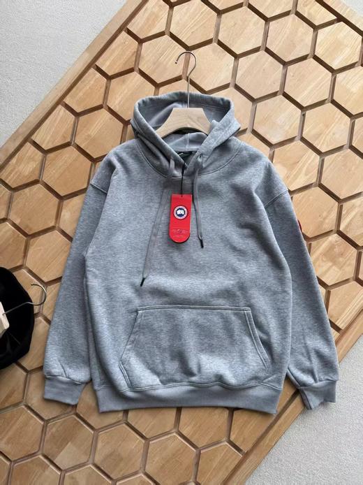 F011360新款纯棉针织复合奥立绒休闲加厚连帽卫衣 商品图12