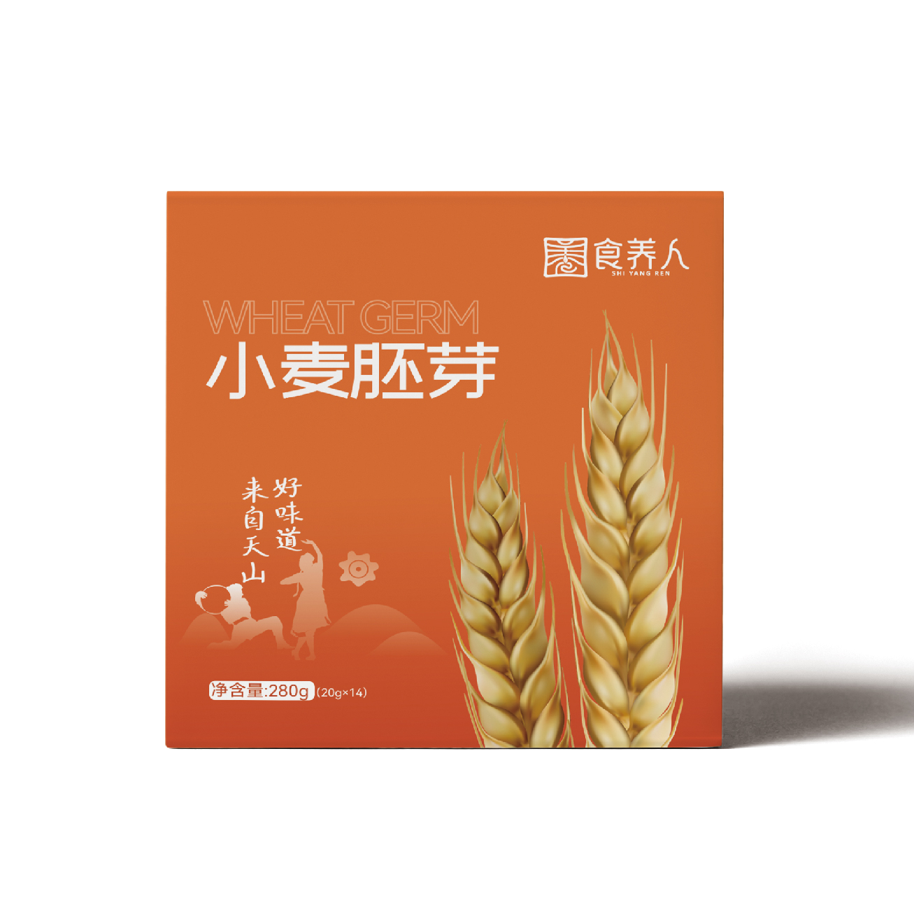 自营-食养人小麦胚芽20g×14包