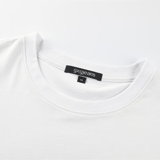 gxgjeans 男装【棉100%】男士长袖T恤25秋款简约舒适内搭情侣款打底衫K&C 商品图6
