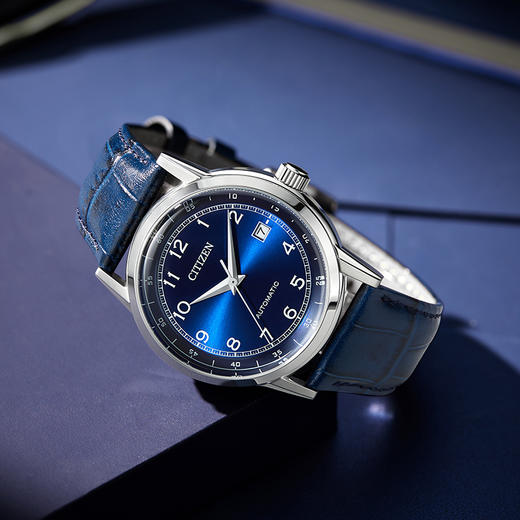 西铁城/CITIZEN机械机芯日历防水商务时尚男表NJ0210-13L 商品图6
