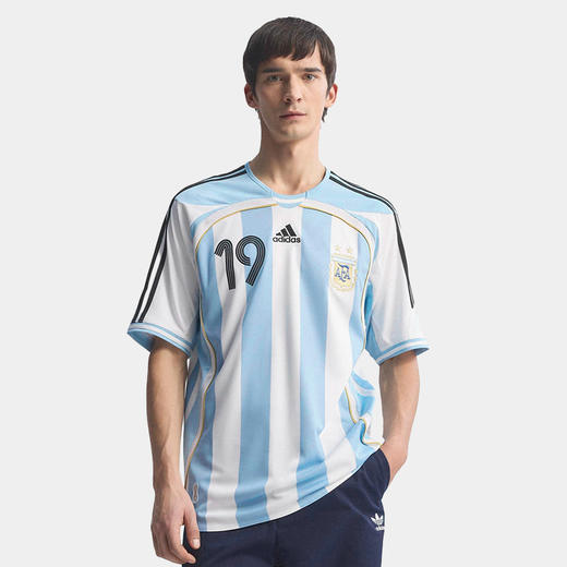 小李子阿迪达斯2006年德国世界杯阿根廷主场19号梅西复刻球衣JN3708 商品图2