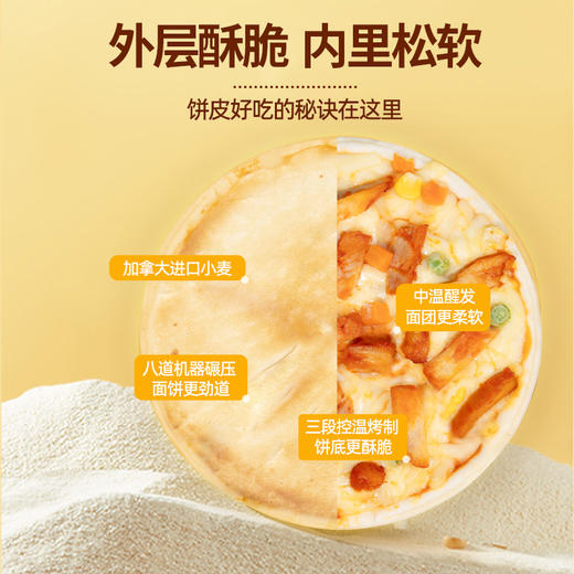 头厨奥尔良鸡肉披萨预制披萨半成品加热即食冻速冻食物饼胚pizza 商品图0