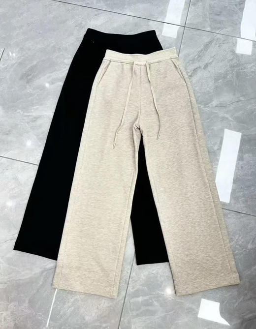 原单抽绳阔腿直筒裤 商品图2