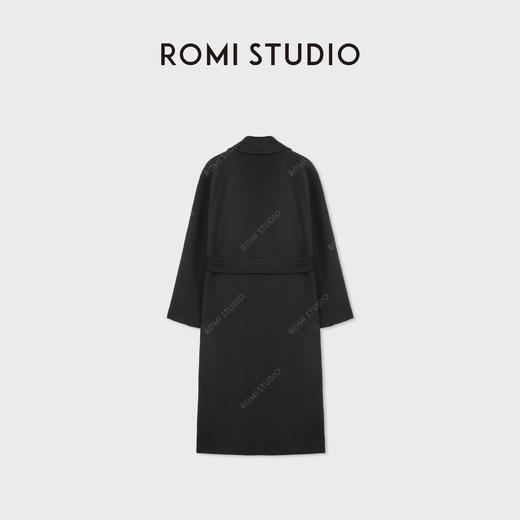 ROMI STUDIO“山羊绒大衣”16微米细腻光泽收腰毛呢外套 RWCWW87286 商品图1