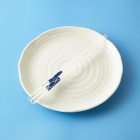 家用创意简约餐筷洗碗机适用透明筷 23cm 樱花