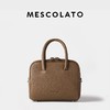 Mescolato 意大利进口togo牛皮手工保龄球包斜挎小包女 商品缩略图9