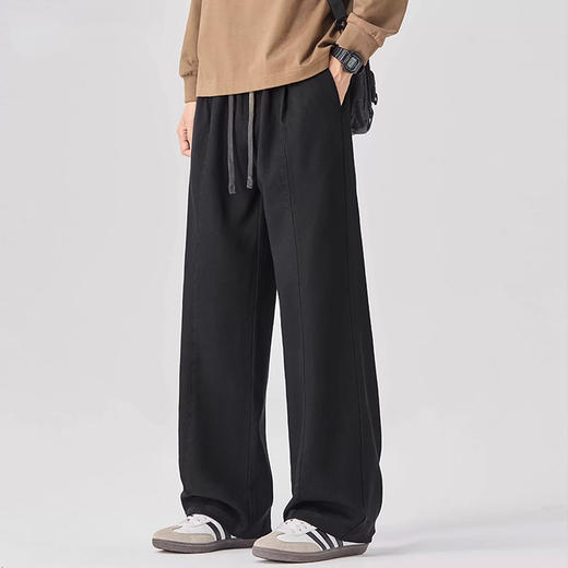 裁缝学苑MQ75宽松直筒长裤新款加绒加厚美式阔腿裤纸样男装样板 商品图5