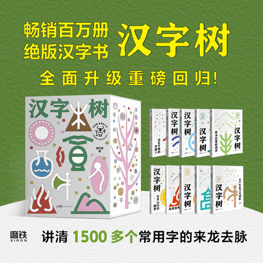 《汉字树》全10册  7-15岁   5大主题包罗万象  讲清 1500多个常用字的来龙去脉  打开认识汉字的新思路 商品图0