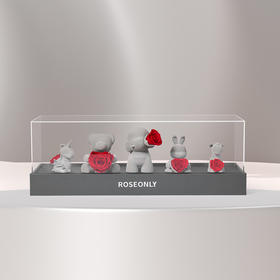 【MINI公仔】ROSEONLY诺誓 永生玫瑰 公仔系列 MINI系列公仔 MINI兔 守爱狗 甜心狗 独角兽 甜心熊 送朋友 送闺蜜