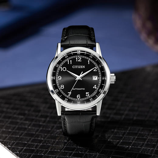 西铁城/CITIZEN机械机芯日历防水商务时尚男表NJ0210-05E 商品图3