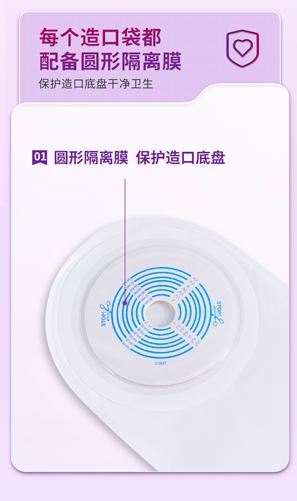 康维德一件式肛肠造口袋22771 下单送造口腹带 结算页面选择赠品尺码 商品图10