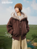 早乙女惠子saotome/STMWT130345/毛领连帽棉服短夹克 商品缩略图2