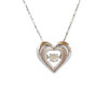 周大福AU750白金镶天然经典简约心型0.152克拉钻石吊坠项链13.1*12.5*4.7MM（皆取最大值）链长：48CM（长度可调节）251225TJ07 商品缩略图0