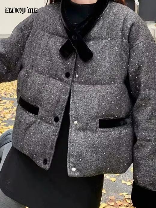 【门店同款】ENJOY冬季“午马”亮片拼接羽绒服 169095148 商品图1