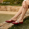 Dfuse迪芙斯2026春季新款尖头钻链半包头平跟穆勒拖鞋凉拖鞋舒适女鞋DFE1110025 商品缩略图3