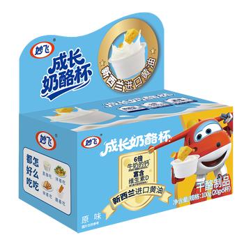 妙飞 超级飞侠 成长奶酪杯芝士 原味 100g*4盒 儿童高钙休闲零食20杯 /粮油调味 /奶酪黄油 /奶酪/奶酪制品 商品图0