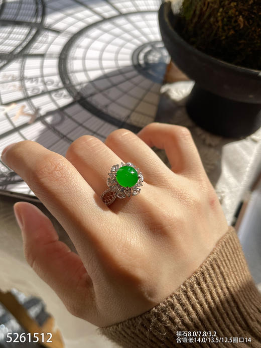 5261512，蛋面戒指。具体价格微信咨询 商品图4