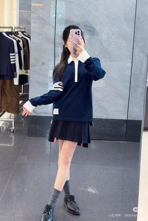 Thom Browne 最新款 撞色POLO衫(MM) 商品图3